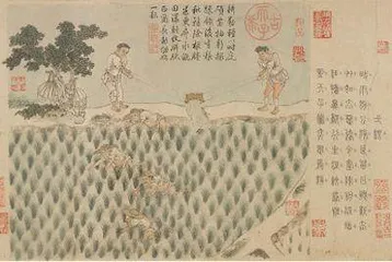 耘田与灌溉：晨起耘禾露未晞，夜来灌溉月明时