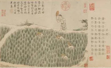 耘田与灌溉：晨起耘禾露未晞，夜来灌溉月明时2