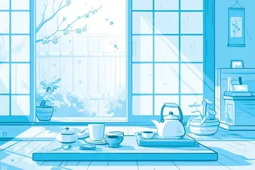 雪夜暖光