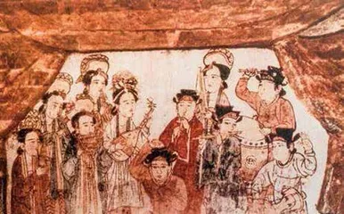 妇人启门图，宋辽金墓葬中的遐想3