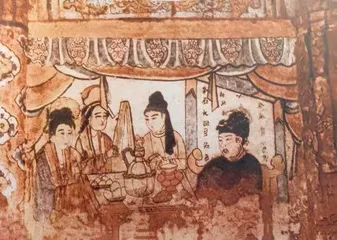 妇人启门图，宋辽金墓葬中的遐想5