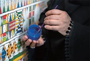 阿西尔夸特壁画：独属于沙特女性的艺术世界6