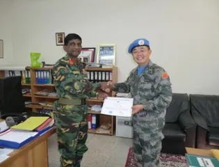 吴国平:从维和战场到三尺讲台的闪光足迹1
