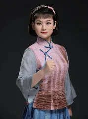 和父亲一起边走边唱