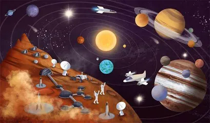在月球，地面之上一毫米就是太空了
