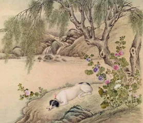 国宝小档案——《十骏犬图册》6