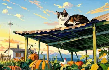 天棚里的猫