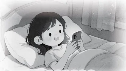 熬夜看手机危害大