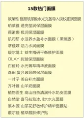 面膜对比测评报告:低刺激or高保湿?谁才是肌肤挚爱?2