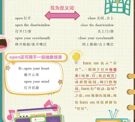 “打开”是用open还是turn on?