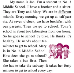 Unit 3 How do you get to school?