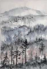 松涛阵阵