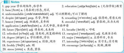  Why Taking a Gap Year Is a Great Idea?为什么选择间隔年是个好主意?