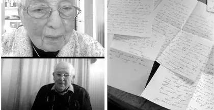 100⁃year⁃old pen pals continuing 85⁃year friendship100岁的笔友，85年的友谊