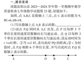 由一道七年级上学期期中考试压轴题引发的教学思考