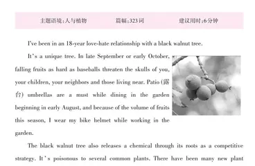 我与一棵黑胡桃树的爱恨交加