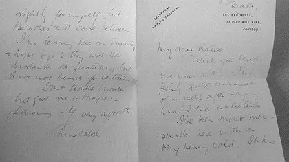 A letter arrives over 100 years later世纪之信