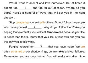 趣味英语听力：A Few Tips for Self-Acceptance