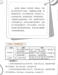冠词（一）