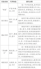 “四巧”设计把科学课引向生活