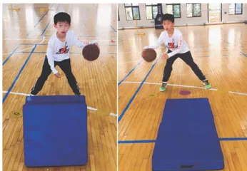 小篮球体前变向换手运球学练策略1