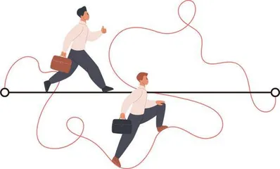 沿阻力最小之路走