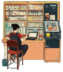 在便利店写作