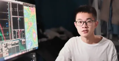 “00后”苏镝坷：与风暴赛跑的“追风者”