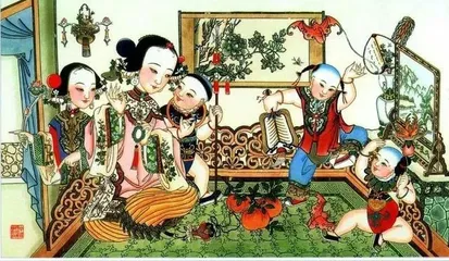 传统年画溯源与四大年画来历2