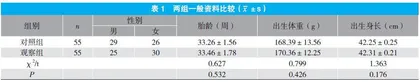 基于前馈控制的袋鼠式护理对新生儿重症监护室早产儿生长发育及母乳喂养的影响