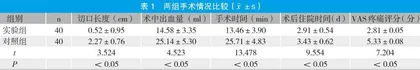 乳腺病灶实施超声引导下旋切术和传统开放手术的对比分析