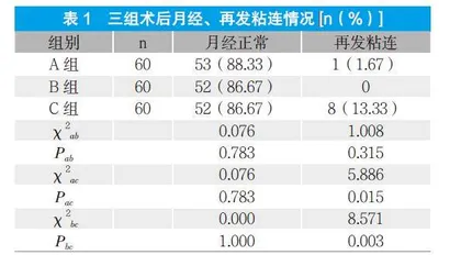 宫腔球囊支架放置时间对中重度宫腔粘连术后患者月经恢复及复发的影响