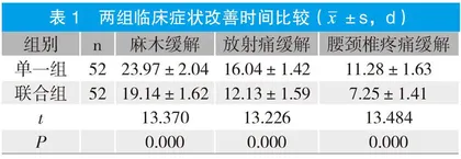 中药汤剂内服加外用塌渍治疗腰椎或颈椎椎间盘突出症