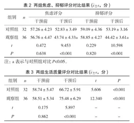 低强度有氧运动对血液透析患者疲乏感和生活质量的影响2