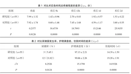 人性化护理在减轻肛周脓肿患者术后疼痛及尿潴留中的应用效果分析
