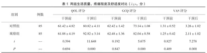 系统护理对腔镜疝修补术后患者生活质量的改善效果