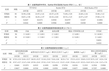 血管内介入治疗急性脑梗死的临床疗效