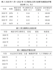新生儿听力筛查结果分析2