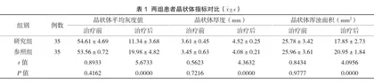 益肾明目汤对白内障肝肾阴虚证患者视力及晶状体混浊度的改善分析