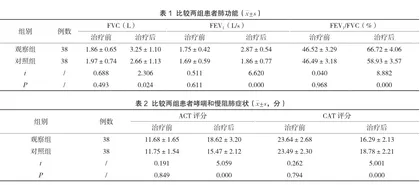 探讨加味宣白承气汤联合噻托溴铵治疗哮喘慢阻肺重叠综合征的临床疗效