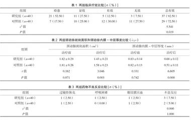 他汀类药物联合阿司匹林治疗脑血栓的临床疗效及药物不良反应分析