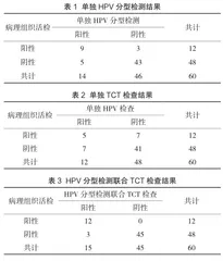HPV分型检测联合TCT检查在早期宫颈癌筛查中的应用研究