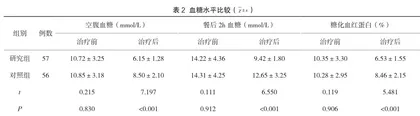 卡格列净联合吡格列酮治疗2型糖尿病的疗效及不良反应观察2