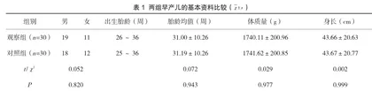 袋鼠式护理在早产儿护理中的应用价值