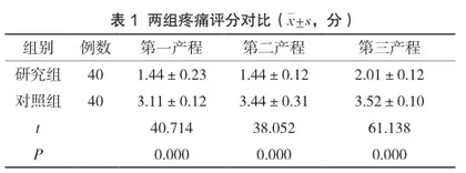全程陪伴联合硬膜外阻滞麻醉在分娩镇痛护理中的应用分析