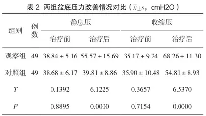 盆底肌训练与盆底电刺激在产妇产后盆底肌力康复治疗中的应用价值探讨2