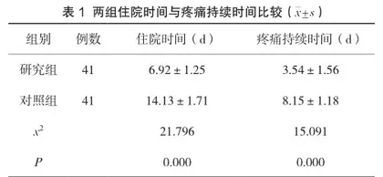 无痛护理管理体系在骨科护理中的应用研究