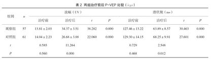 视觉训练系统联合左旋多巴治疗屈光不正性弱视患儿的效果观察2