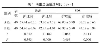 优质护理对腹式全子宫切除术患者心理情绪及满意度的影响1