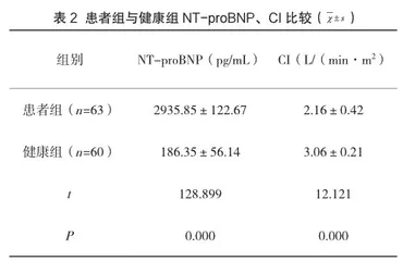心脏超声在慢性心力衰竭患者中的临床诊断价值2